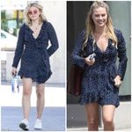 Realisation Par 💕💕 Alexandra Navy Star Dress XS Photo 9