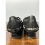 Aerosoles Front Gate Women Kitten Heel Loafers Moccasin Black Leather Shoes 8.5M Photo 6