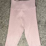 525 America 525 Mauve High Waist Ribbed Biker Shorts Photo 0