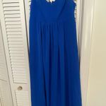 Navy Blue Prom Dress Size M Photo 0