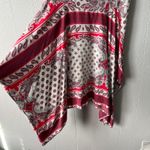 Umgee Womens Tank Dress Large Handkerchief Hem Paisley Floral Cottagecore Boho Photo 10