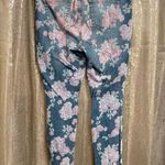Torrid Pink floral Flower Skinny Jeans, Size 14 Photo 1