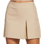 Boston Proper  sz 8 khaki side zip skort Photo 0