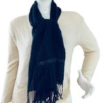 Emporio Armani laine Unisex scarf dark gray Photo 0