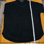 Merokeety  waffle knit black long sleeve sweater size XXlarge. Photo 10