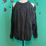 Paper Crane cold shoulder crochet style sweater Photo 6