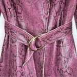 Urban Outfitters Belted Snakeskin Trench Coat Photo 6