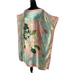 Verandah Scarf Panel Drape‎ Top Dress Size S Resortwear Relaxed Fit BOHO Chic Pink Photo 3