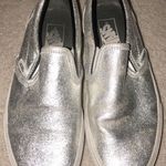 Vans Silver Slip On Photo 0