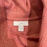 J.Jill waffle knot Cowl Neck top shirt pink woman’s size XLarge XL petite Photo 3
