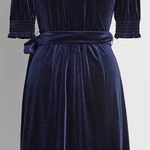 Modcloth Wrapped in Elegance Velvet Mini Dress Photo 1