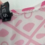 Beachy Wide Sleeve Lightweight Pull On Romper Cover Up with Lace Detail‎ Size L Pink Size L Photo 4