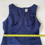 Victor Costa Vintage Navy Blue Ballgown Dress Iridescent Fit n Flare Size XL Photo 5