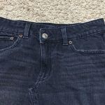 American Eagle  Outfitters Black Super Hi-Rise A-Line Denim Skirt Size 2 Photo 1