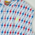 Aviator Nation Aviator National Bolt sleeveless relaxed Cropped Pulllover Hoodie in white USA M Photo 4