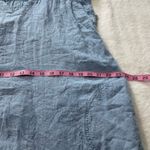 Maeve Anthropologie   Dress Size Medium Boho Preppy Embroidered Gauze Crinkle Photo 3