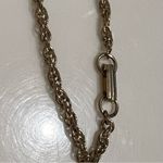 None Vintage Doublesided Monogrammed mirror necklace, Estate Jewelry 11.5”L Photo 7