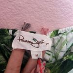 Panama Jack  Jungle Leaf Linen Blend Crop Top Button Front Women. Size M Photo 4