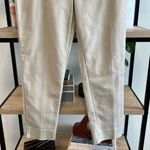 Chico's  Mid-Rise Stretch Cotton Khaki Cropped Dress Pant Trouser, 8 Photo 2