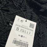 ZARA NWT  Fringed Knit Tank-Top w/ Wide Straps & V-Neck Black 3991/114 Size S Photo 7