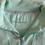 Tommy Bahama  1/4 Zip Pullover Women's M Pima Cotton Blend Mint Resort Golf Photo 7