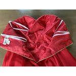 Sherri Hill Dress Size 10 Prom Pageant Gala Formal Gown Flowy Red Gold # 1924 Photo 10