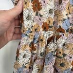 ASTR the Label Taupe Multi Floral Dress Womens Large Boho Hippie Country Ruffle Photo 4