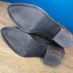 Frye & Co. Judith Double Zip Suede Heeled Western Boot Olive Green Women’s 7 Photo 8