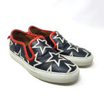 Givenchy ‎ Black Leather White Star Red Trim Low Top Skater Sneakers Size 36 US 6 Photo 0