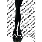 Jady Rose Walk Your Way Boots Contrastive Trim Knee Length Leather Black 8M NWOB Size 8 Photo 5