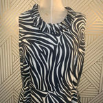 Kate Spade Kate Spade Dyan Woodblock Zebra Black White Dress Photo 3