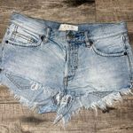 We The Free  Button Fly Jean Shorts Size 24 Photo 0