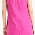 J.Crew Hot Pink Barbie 100% Linen Shift Dress Photo 1