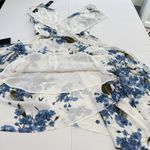 Lulus NWT  French Countryside Blue White Floral Hi Low Sleeveless Dress MEDIUM Photo 8