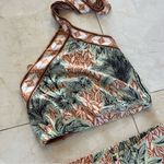 Joie  Silky Like Two Piece Crop Trouser Set Sz Small Photo 1