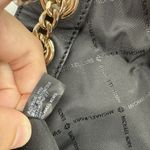 Michael Kors  Peyton Medium Black Quilted Shoulder Bag Designer Gold Photo 13