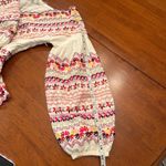 AMUR Alma Embroidered Top‎ Off the Shoulder Boho Organic Cotton Size Small Pink Photo 13