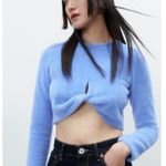 ZARA NWT SOFT FUZZY CUT OUT TOP BLOGGERS FAV Photo 1