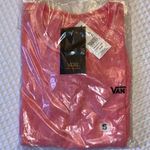 Vans NEW! Junior V Wash Front Knot Short Sleeve Cropped T-Shirt Top S Pink Wash Photo 1