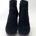 Burberry  Black Hazelhurst Suede Ankle Boots Size 38.5/8 Photo 2