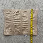 Maidenform  Tan Floral Women's Corset Top Photo 5