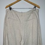 Ralph Lauren Polo  Oatmeal Heather Cotton Wide Leg Chino Pants Size 14 Photo 2