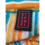 Stefanel Blue/Yellow/Orange/White Striped Strapless Sundress OR Maxi Skirt EuroM Blue Size undefined Photo 4