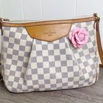 Camellia Flower Vegan Leather Magnetic Bag Charm Photo 4