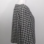 Lapis Black and White Houndstooth Jacket Size Small Cropped Houndstooth Blazer Photo 1
