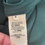 L'Agence L’Agence Dark Green Draped Sleeveless Mini Dress Size 4 Photo 4