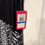 Vince Camuto Graphic Black and White Animal Print Tank Sleeveless Maxi Dress XL Photo 3