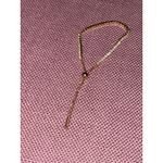 SHASHI Diamond Tennis Pull Bracelet in Gold One Size Womens Crystals Photo 3