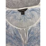 Tommy Bahama  white‎ embroidered peasant tunic top Xs Photo 7