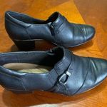 Clarks  Emslie Katy Collection Soft Cushion Black Leather Short Ankle Boots 10 (N Photo 0